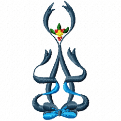 Ribbions And Bows Embroidery Design 7 Ribbions And Bows Embroidery Design 7